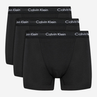 Zestaw majtek męskich typu bokserki bawełnianych Calvin Klein Underwear 0000U2662G-XWB L 3 szt Czarny (8719114322510)