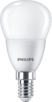 Набір світлодіодних ламп Philips P45 E14 5W 2 шт Warm White (8719514310094) - зображення 1
