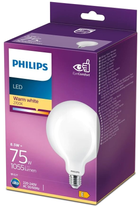 Żarówka LED Philips Classic G120 E27 8.5W Warm White (8718699764753) - obraz 1
