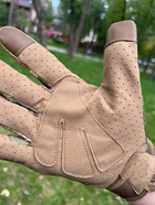 Перчатки сенсорные тактические полнопалые с защитой костяшек пальцев L Мультикам - изображение 3