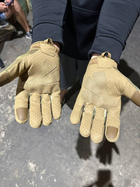 Перчатки сенсорные тактические полнопалые с защитой костяшек пальцев XL Мультикам - изображение 8