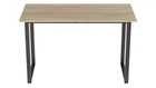 Стіл письмовий Кнап 2 Ferrum-decor 750x1000x600 Чорний метал ДСП Дуб Сонома 16 мм (KNAP2004)