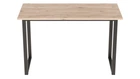 Стол письменный Кнап 2 Ferrum-decor 750x1200x700 Черный металл ДСП Дуб Сан-Марино 16 мм (KNAP2034)