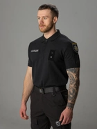 Поло тактическое мужское BEZET Полиция 9983 XL Черное (2000140466436) - изображение 17