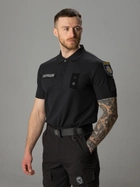 Поло тактическое мужское BEZET Полиция 9983 3XL Черное (2000235559203) - изображение 18