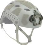 Композитная NVG платформа пластик, шрауд,каракатица звезда на шлем (Зеленая) с адаптерами - изображение 4