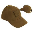 Бейсболка тактична тепла MIL-TEC SoftShell Baseball Cap Dark Coyote - изображение 1