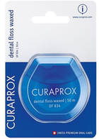 Nić dentystyczna Curaprox Waxed Mint 50 m (7612412834000)