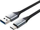 Kabel Montis USB Type A - USB Type C M/M 1 m Black (KAB-USB-0000006) - obraz 1