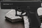 Стартовый шумовой пистолет RETAY G17 black Glok 17 + 20 шт холостых патронов (9 mm) - изображение 3