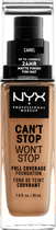 Рідка тональна основа NYX Professional Makeup Can't Stop Won't Stop 24-Hour Foundation 12.5 Camel 30 мл (800897157296) - зображення 1