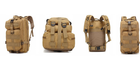 Рюкзак тактичний штурмовий, армійський воєнний рюкзак 35L (койот) ON-018 - зображення 8