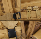 Рюкзак тактичний штурмовий, армійський воєнний рюкзак 35L (койот) ON-018 - зображення 12