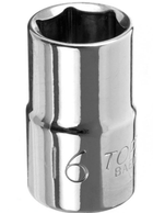 Головка торцевая 1/2" 16мм TOPTUL BAEA1616