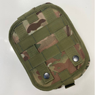 Підсумок для аптечки з відривною спинкою на липучці M-KET Мультикам військовий із кріпленням на систему MOLLE з кнопками розміри 19х14х8 см - зображення 5
