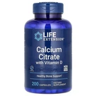 Цитрат кальцію з вітаміном Д, Calcium Citrate with Vitamin D, Life Extension, 200 кап. (LEX-19632)