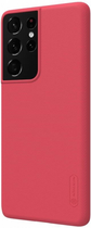 Etui plecki Nillkin Frosted Shield do Samsung Galaxy S21 Ultra Red (6902048211506) - obraz 3