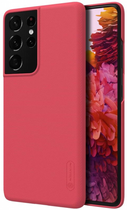 Etui plecki Nillkin Frosted Shield do Samsung Galaxy S21 Ultra Red (6902048211506) - obraz 5