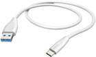 Kabel Hama USB Type-C - USB Type-A 1.5 m White (4047443349460) - obraz 1