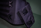 Плитоноска с установкой боковой и кевларовой защиты кордура Kirasa черная (KI101) - изображение 6