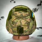 Кавер Kirasa на шолом с козирком Ballistic Helmet KC-HM001 піксель (Арт.KI604) - зображення 5