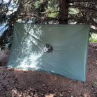 Тактический пончо ВСУ (плащ-палатка) олива (XL) (LE2507) - изображение 8