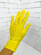 Перчатки нитриловые Mediok размер XS желтые 100 шт - изображение 1