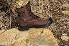 Берцы тактические. Мужские боевые ботинки с водостойкой мембраной Maxsteel Waterproof Brown 43 (284мм) коричневые - изображение 8