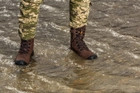 Берцы тактические. Мужские боевые ботинки с водостойкой мембраной Maxsteel Waterproof Brown 43 (284мм) коричневые - изображение 10