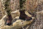 Берцы тактические. Мужские боевые ботинки с водостойкой мембраной Maxsteel Waterproof Brown 40 (258мм) коричневые - изображение 4