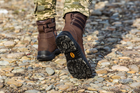 Берцы тактические. Мужские боевые ботинки с водостойкой мембраной Maxsteel Waterproof Brown 47 (311мм) коричневые - изображение 5