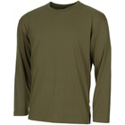 Футболка тактична з довгим рукавом Tactical MFH Olive green XXXL