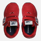 Дитячі кросівки для дівчинки New Balance 574 IV574CR1 21 (5US) Червоні (196307117906) - зображення 3