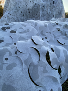 Сетка бесшумная маскировочная камуфляжная ТМ GERC 6х11 м зима (SMW-1_23 6/11) - изображение 4