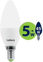 Żarówka LED Leduro E14 2700K 5W 400 lm C35 21188 (4750703995917) - obraz 1
