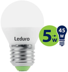 Лампа світлодіодна LED Leduro E27 2700K 5W 400 lm G45 21183 (4750703995870) - зображення 1