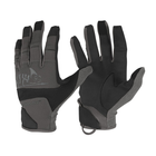 Перчатки тактические Helikon-Tex M Черные, Серые Tactical Gloves Hard BLACK/GREY (RK-RNG-PO-0135A-B04-M) - изображение 1