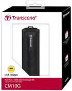 Kieszeń zewnętrzna Transcend NVMe M.2 SSD USB 3.2 Black (TS-CM10G) - obraz 4
