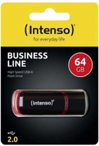 Pendrive Intenso Business Line Blister 64GB USB 2.0 Black/Red (3511490) - obraz 3