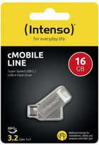 Флеш пам'ять Intenso CMobile Line Type C OTG Blister 16GB USB 3.2 Silver (3536470) - зображення 3