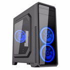 Корпус компьютерный ATX GameMax G561 Black без блока питания/Midi-tower Черный