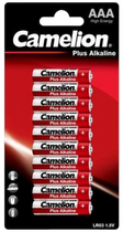 Alkaliczne baterie Camelion Plus AAA Micro LR03 10 szt (11001003) - obraz 1
