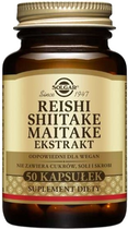 Suplement diety Solgar Reishi Shiitake Maitake 50 kapsułek (033984004689)