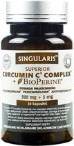 Suplement diety Singularis Superior Curcumin C3 Complex + Bioperine 30 caps (5903263262367) - obraz 1