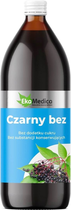 Zagęszczony sok EkaMedica 100% Natural Czarny Bez 1000 ml (5904213000930) - obraz 1