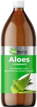 Zagęszczony sok EkaMedica 100% Natural Aloes z miąższem 1000 ml (5907222283684)