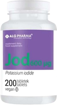 Suplement diety Alg Pharma Jod 600 ug 200 tabs (5908288911443) - obraz 1