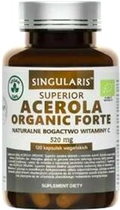 Дієтична добавка Singularis Superior Acerola Organic Forte 120 капсул (5903263262886) - зображення 1