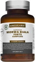 Suplement diety Singularis Superior Morwa Biała Forte 60 caps (5907796631157) - obraz 1