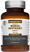 Suplement diety Singularis Beet Extract Sabeet 450 Mg 60 caps (5907796631195) - obraz 1